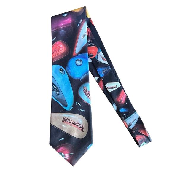 Harley Custom Tanks tie Wally Wear - Picture 1 of 4